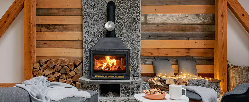 Thelin Hearth Products Direct Vent Gas Stove Fireplace Inspection in Glens Falls, New York